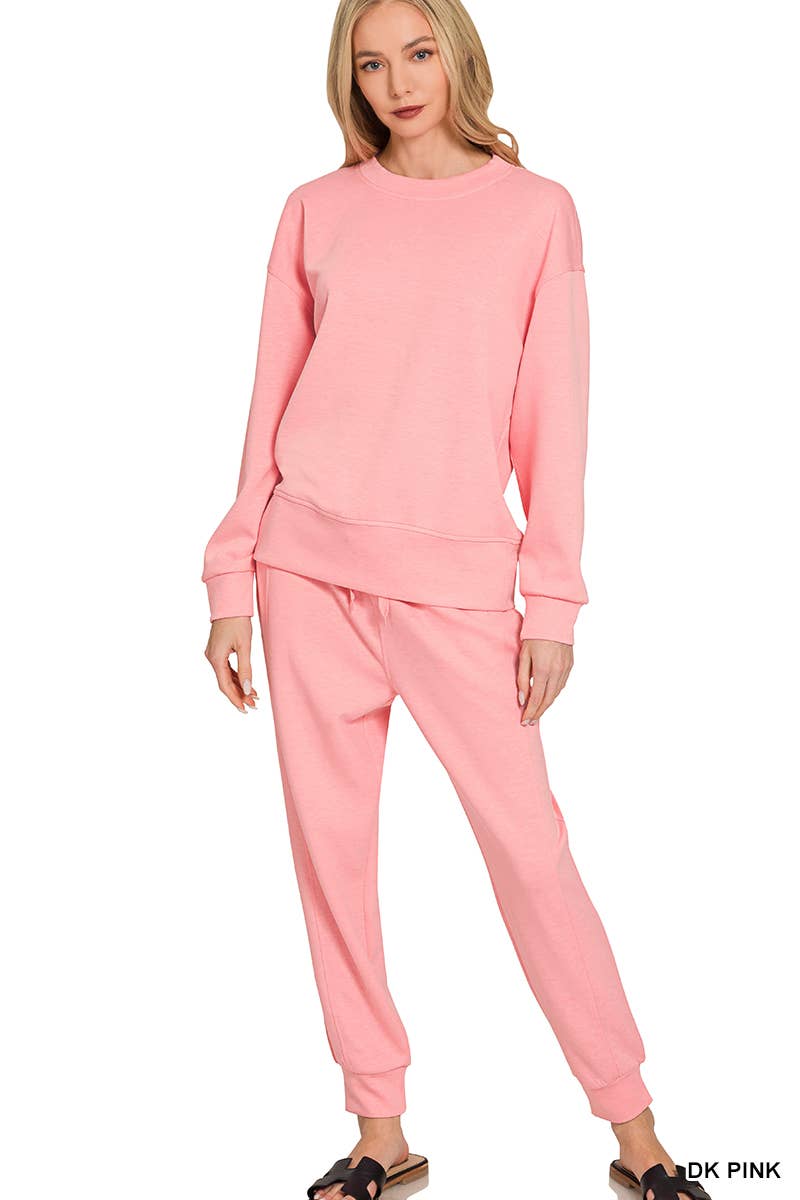 Scuba Crewneck Pullover Joggers 2 Pieces Set