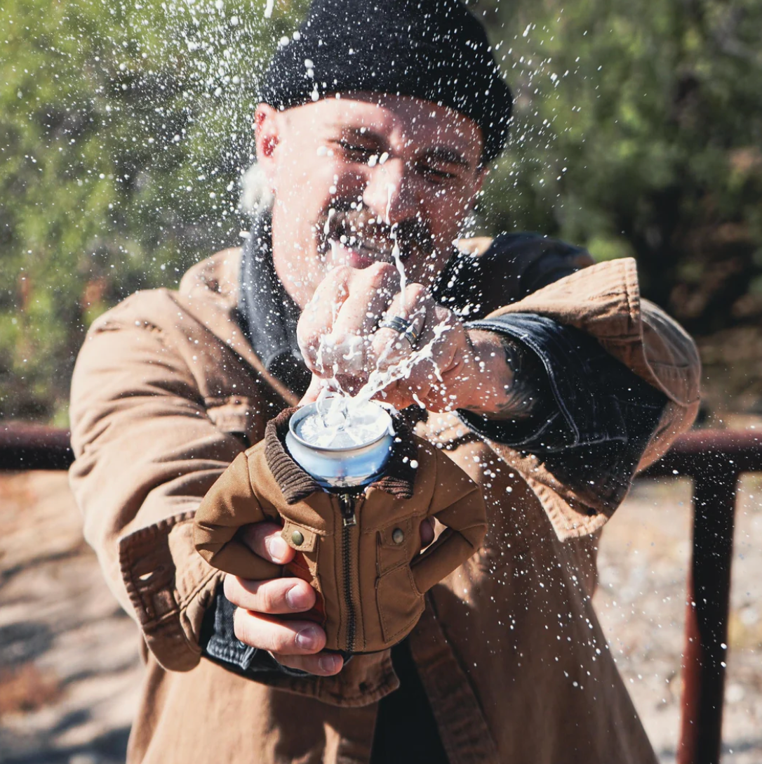 Insulated 12 oz Can Cooler - The Detroit - Chestnut