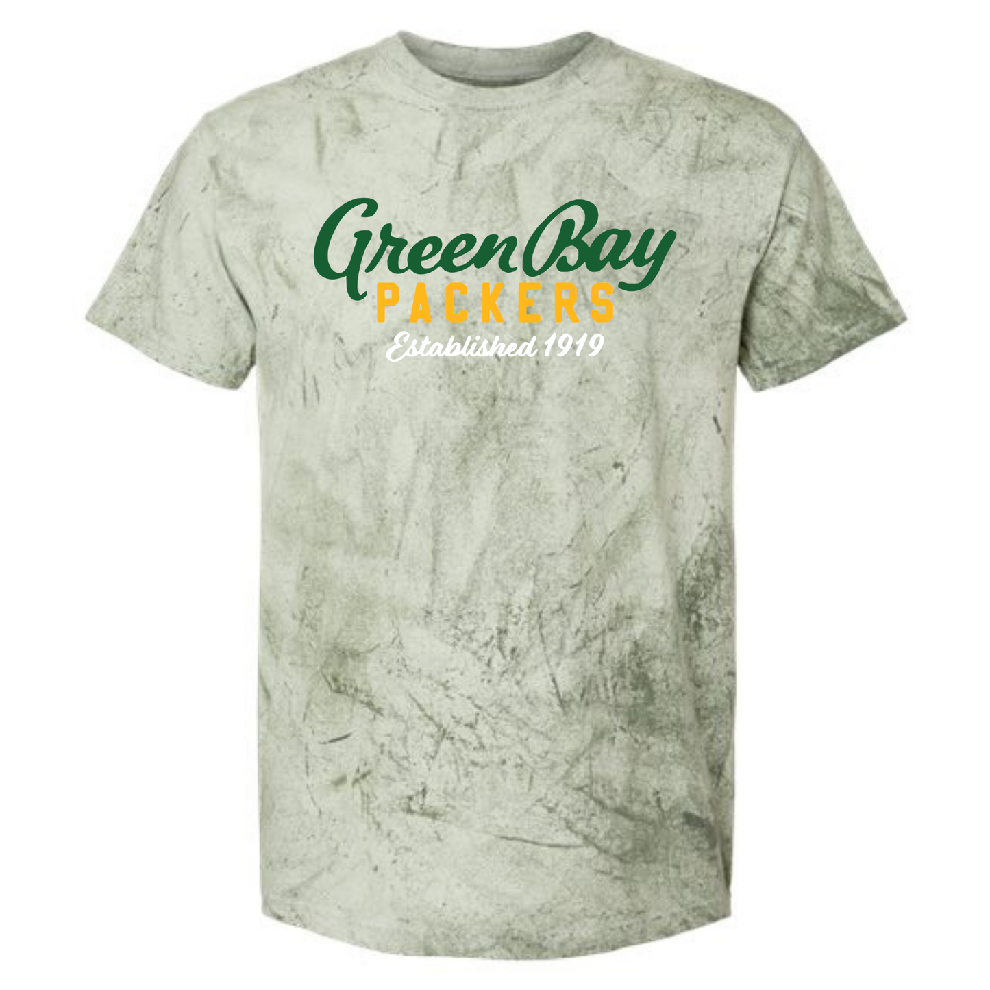 Green Bay Packers Established 1919 Color Blast Tee