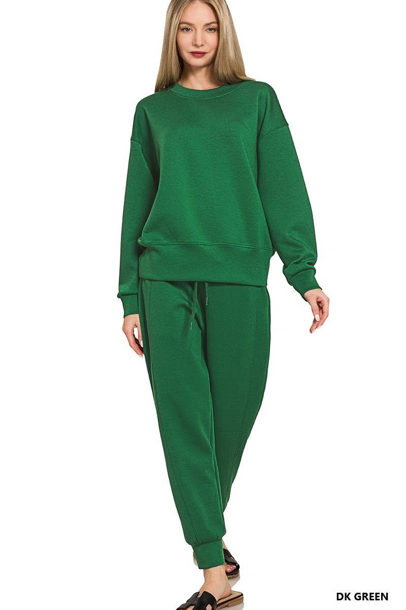 Scuba Crewneck Pullover Joggers 2 Pieces Set