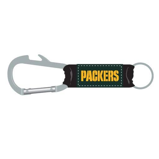Green Bay Packers Bottle Opener Carabiner Keychain