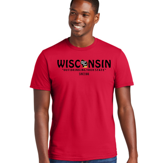Wisconsin Out Drinking T-Shirt
