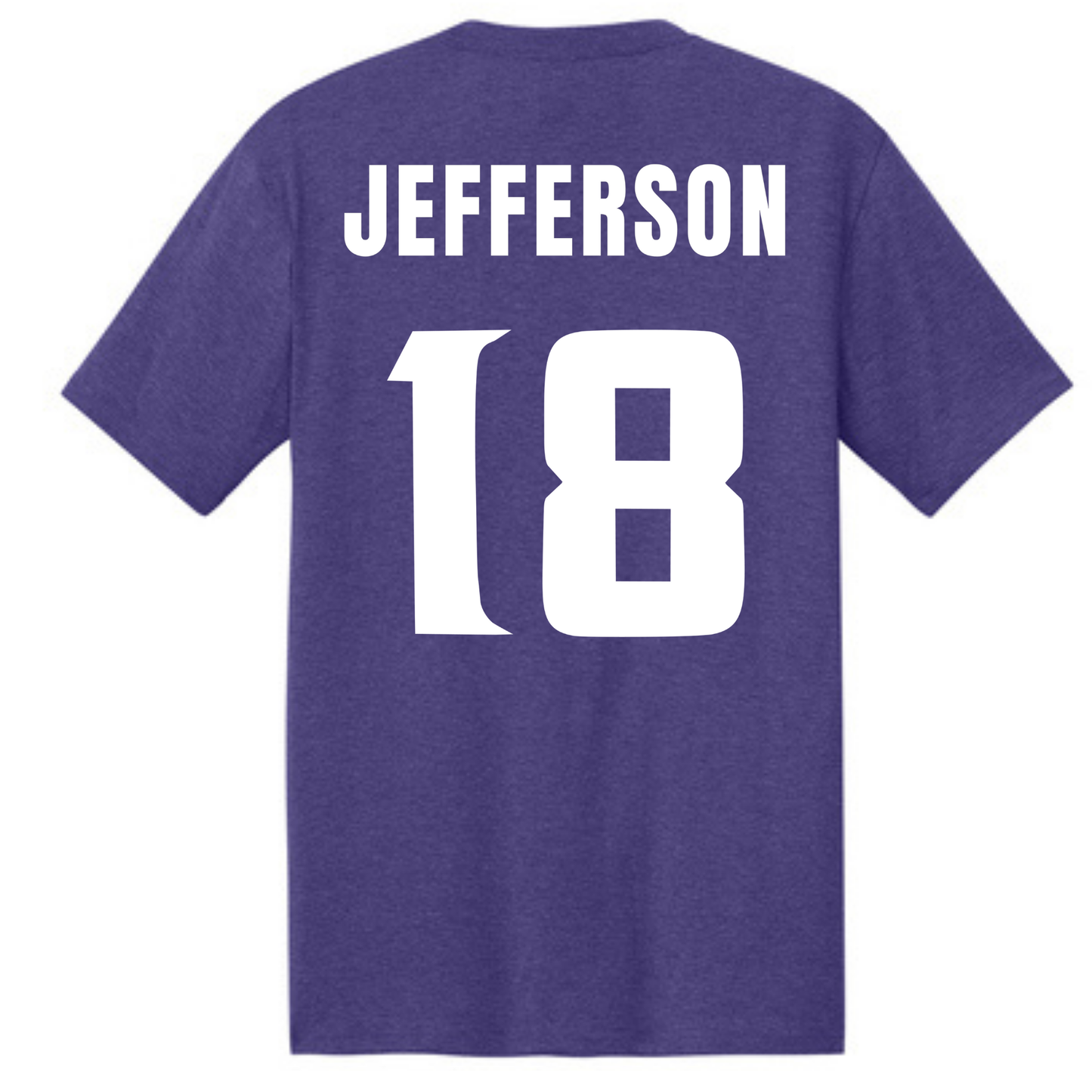 Minnesota Vikings Jefferson #18 Jersey Tee