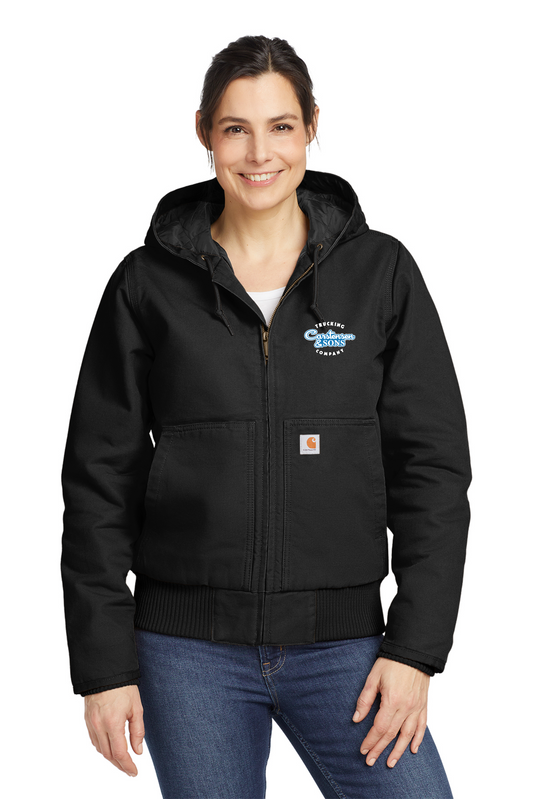 CT104053 Carhartt® Women’s Washed Duck Active Jac