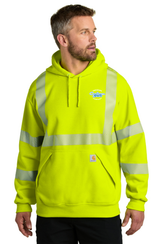 CT104987 Carhartt® ANSI 107 Class 3 Hooded Sweatshirt