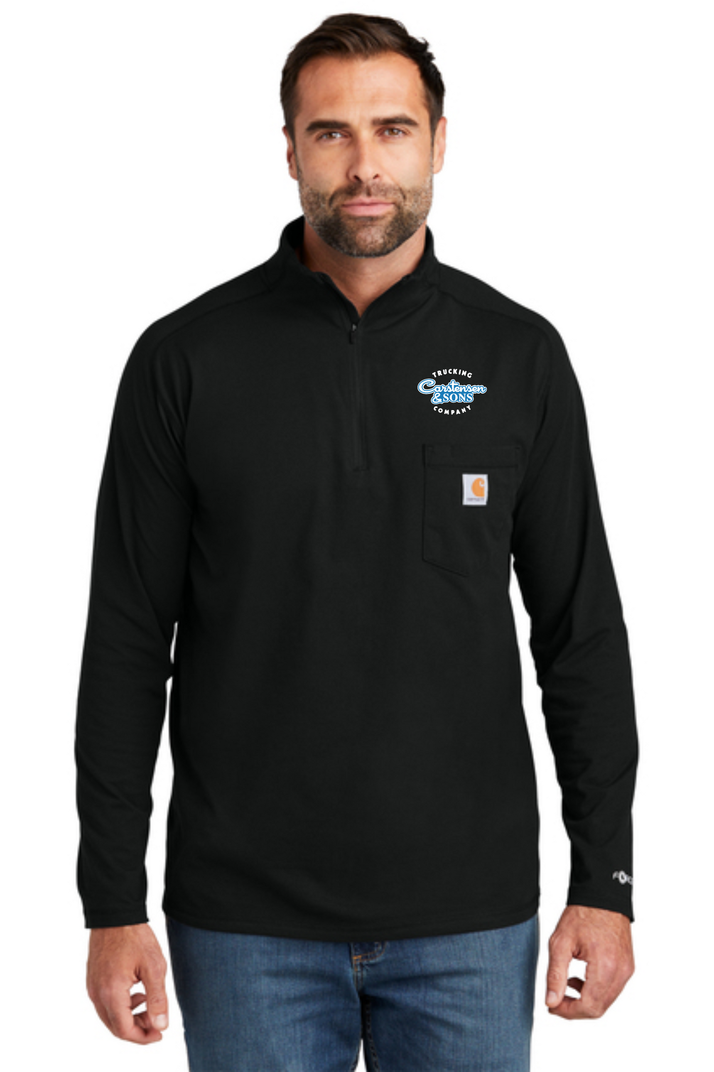 CT106660 Carhartt Force® 1/4-Zip Long Sleeve T-Shirt