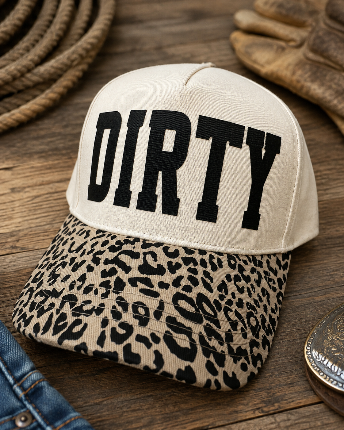 DIRTY Leopard Snapback