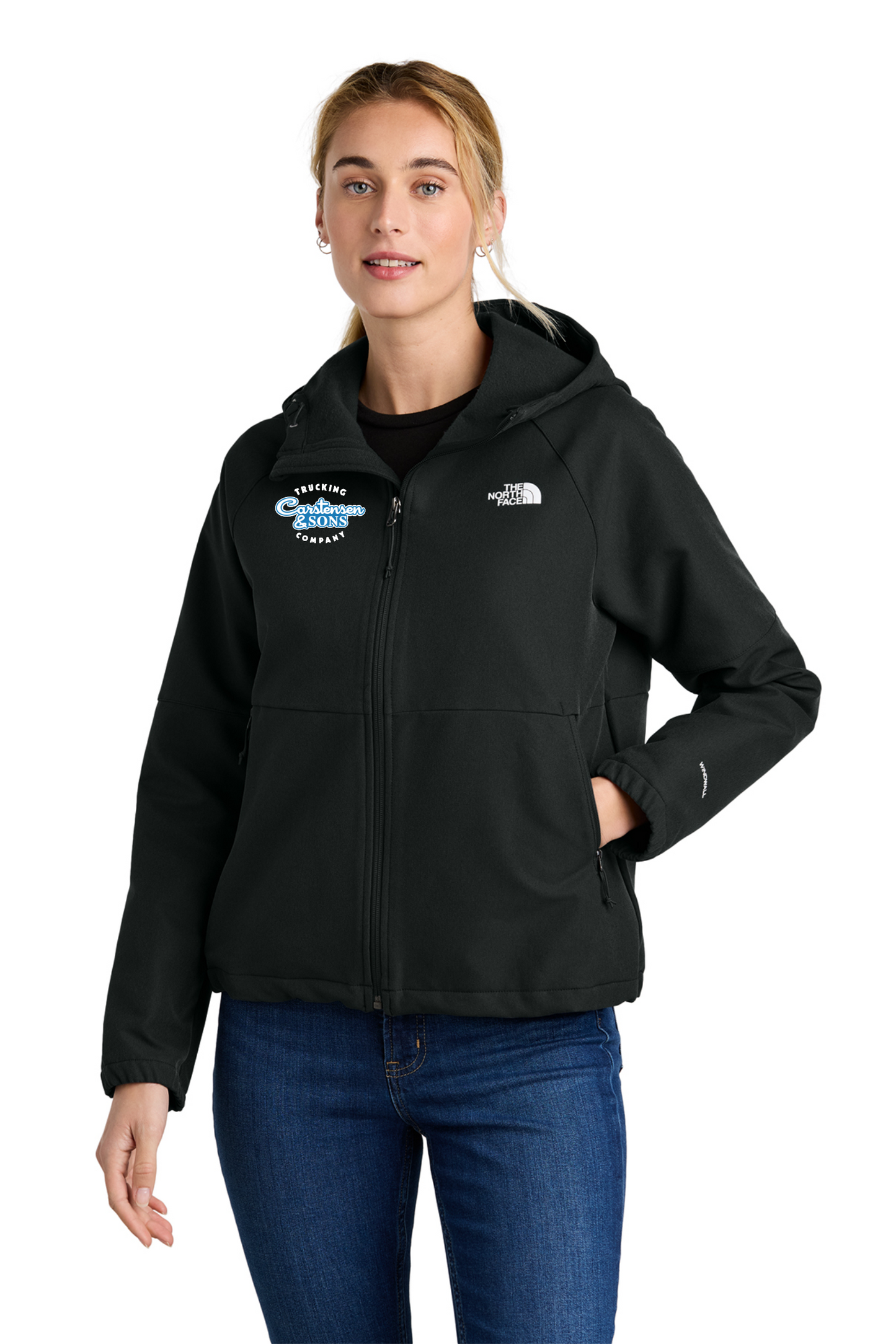 NF0A8BUE The North Face® Women's Barr Lake Hooded Soft Shell Jacket