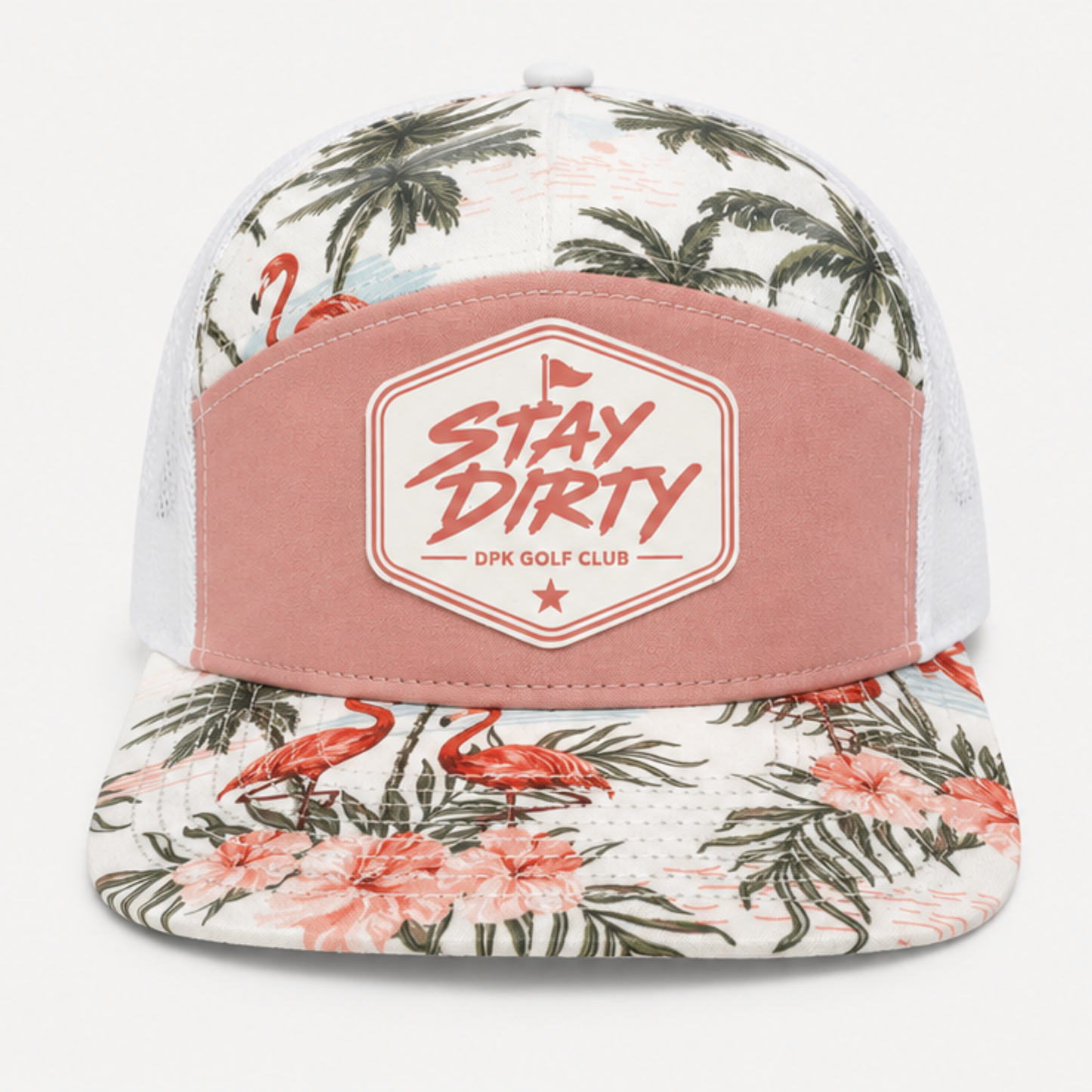 Stay Dirty Golf Club Flamingo Snapback – Blush