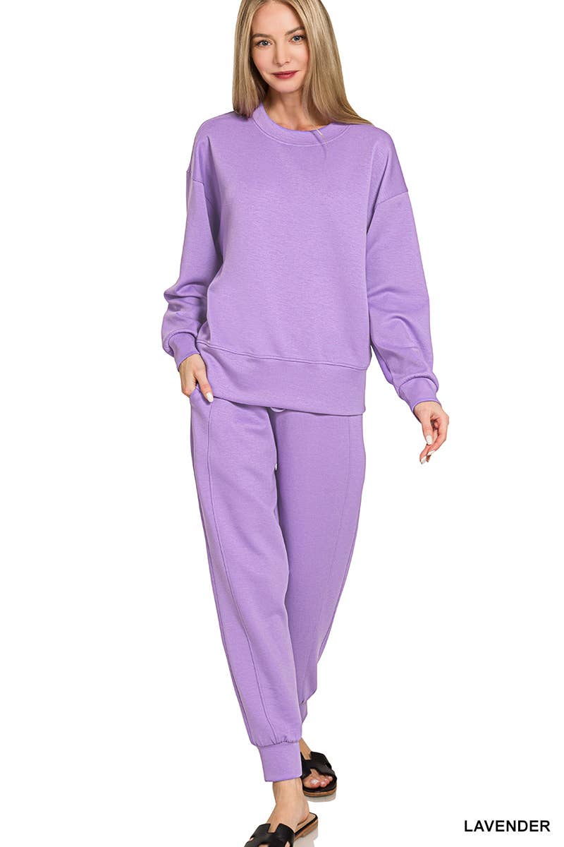 Scuba Crewneck Pullover Joggers 2 Pieces Set