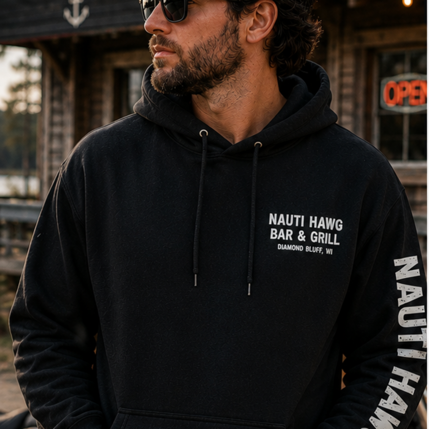 Fun Fact: I Don’t Care Hoodie — Black
