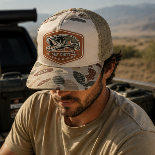 Stay Dirty Outdoors Fishing Trucker