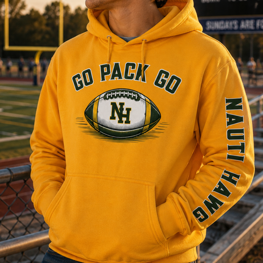 Go Pack Go Sundays Are for Football Hoodie — Gold
