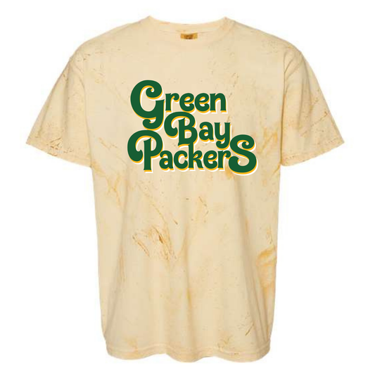 Green Bay Packers Retro Color Blast Tee