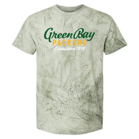 Green Bay Packers Established 1919 Color Blast Tee