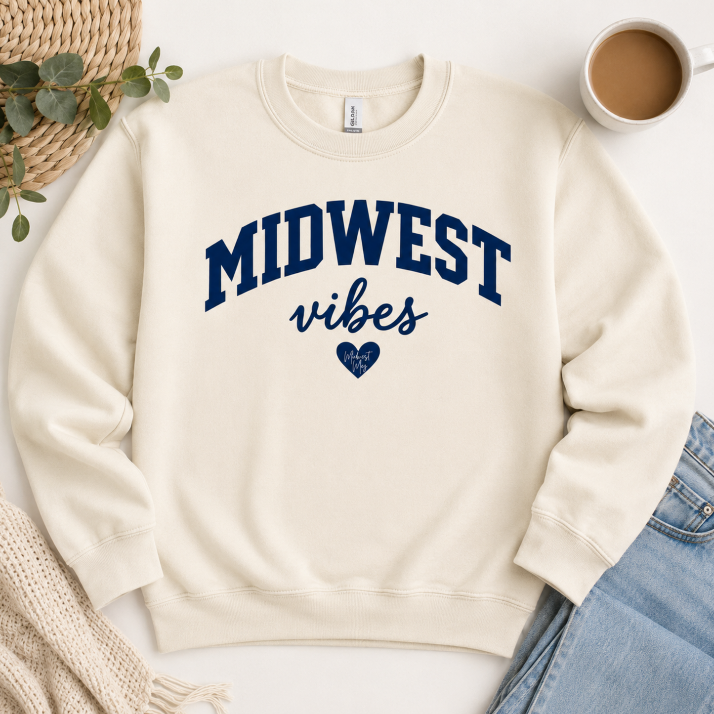 Midwest Vibes Crewneck Sweatshirt