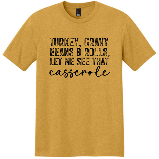 Turkey, Gravy, Beans & Rolls — Let Me See That Casserole