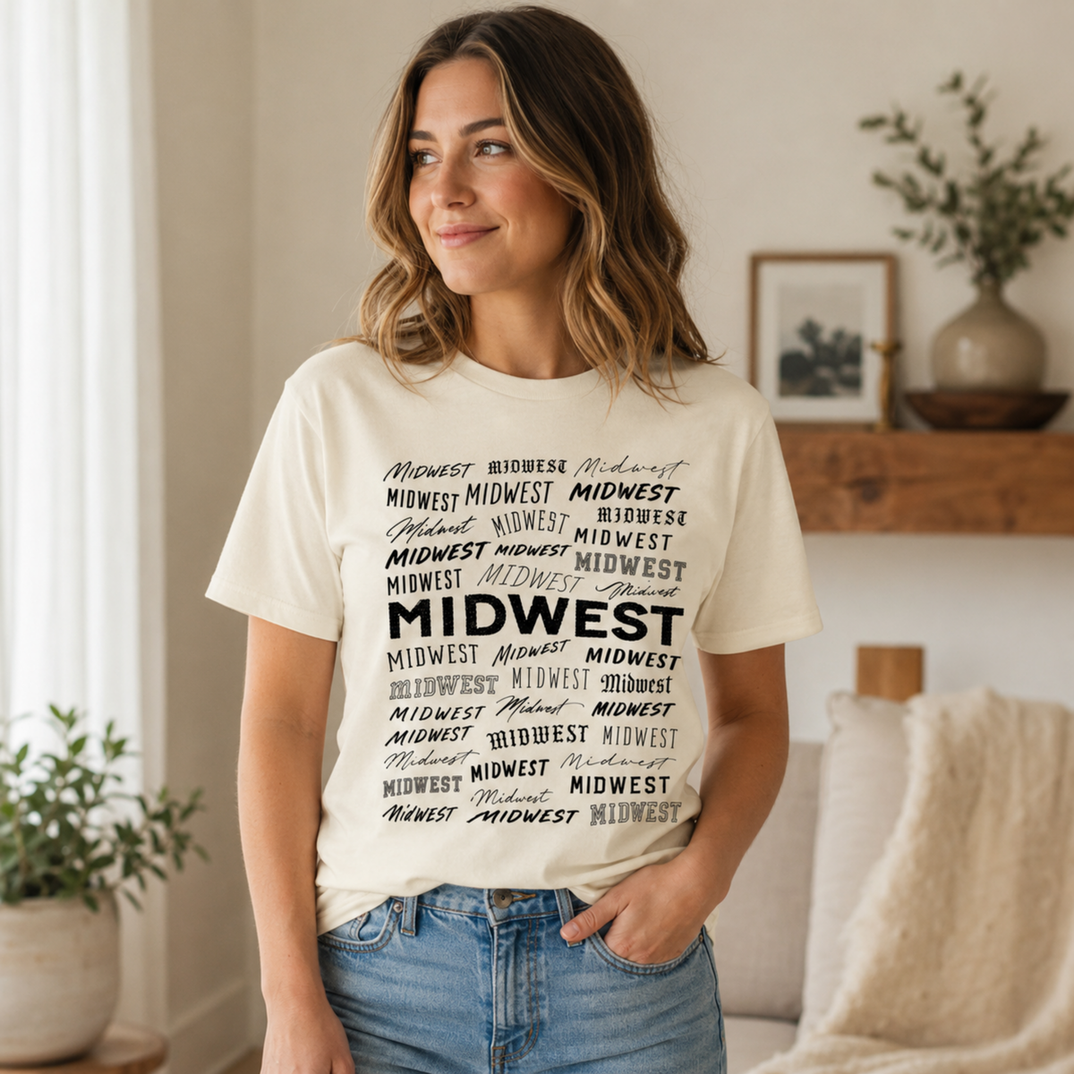 Midwest Typography Tee
