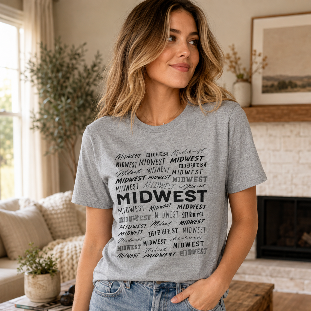 Midwest Typography Tee
