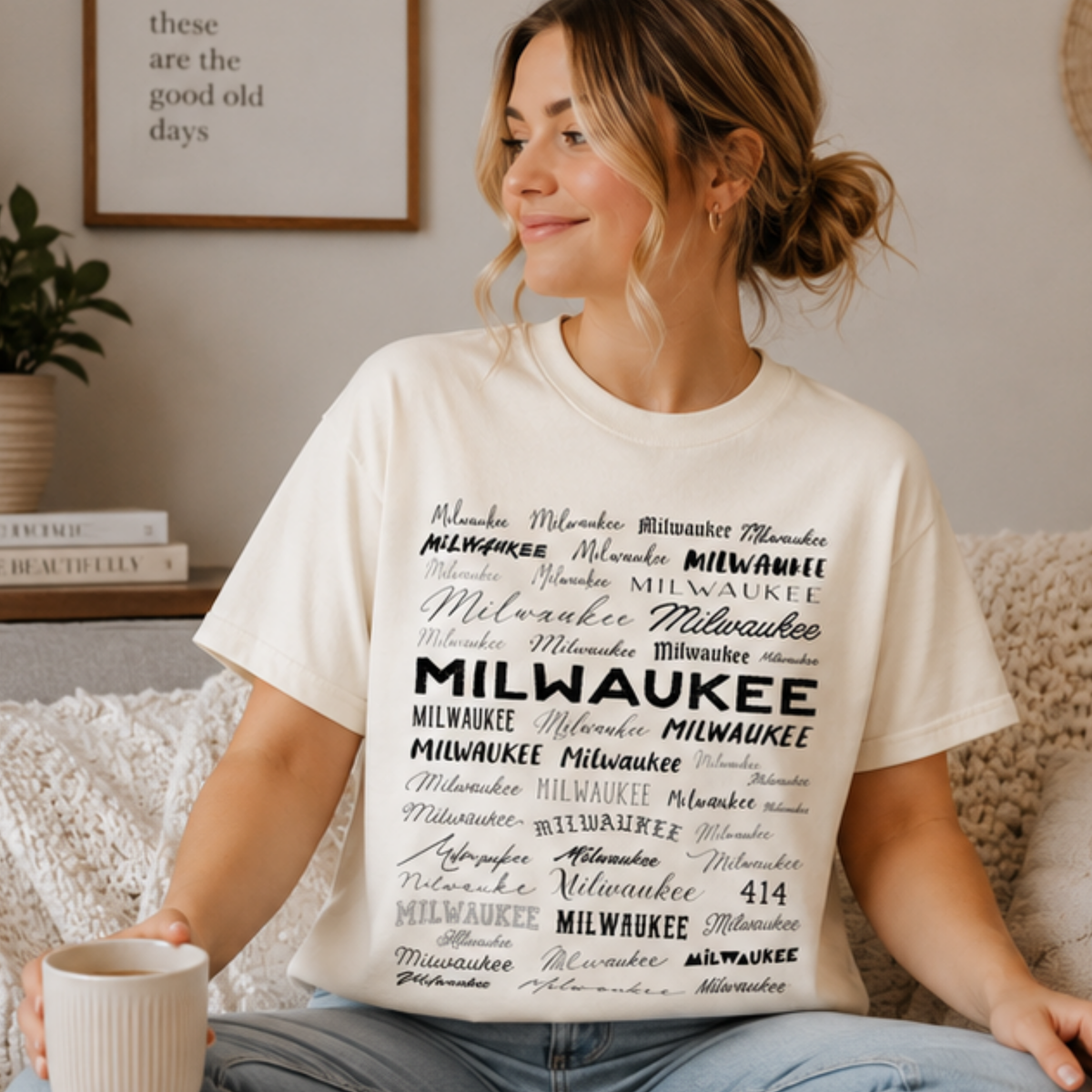 Milwaukee Typography Tee