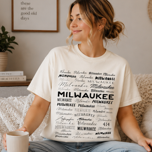 Milwaukee Typography Tee