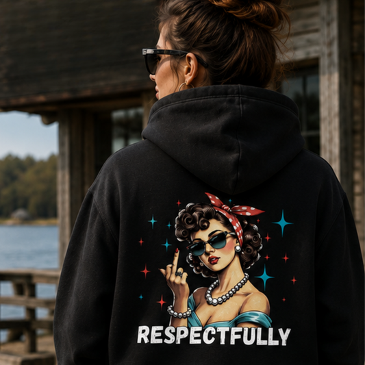 Respectfully Hoodie — Black
