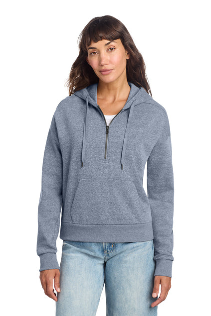 DT1311 District® Women’s Perfect Tri® Fleece 1/2-Zip Pullover