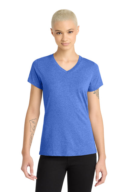 District® Women’s Perfect Blend® CVC V-Neck Tee DM1190L
