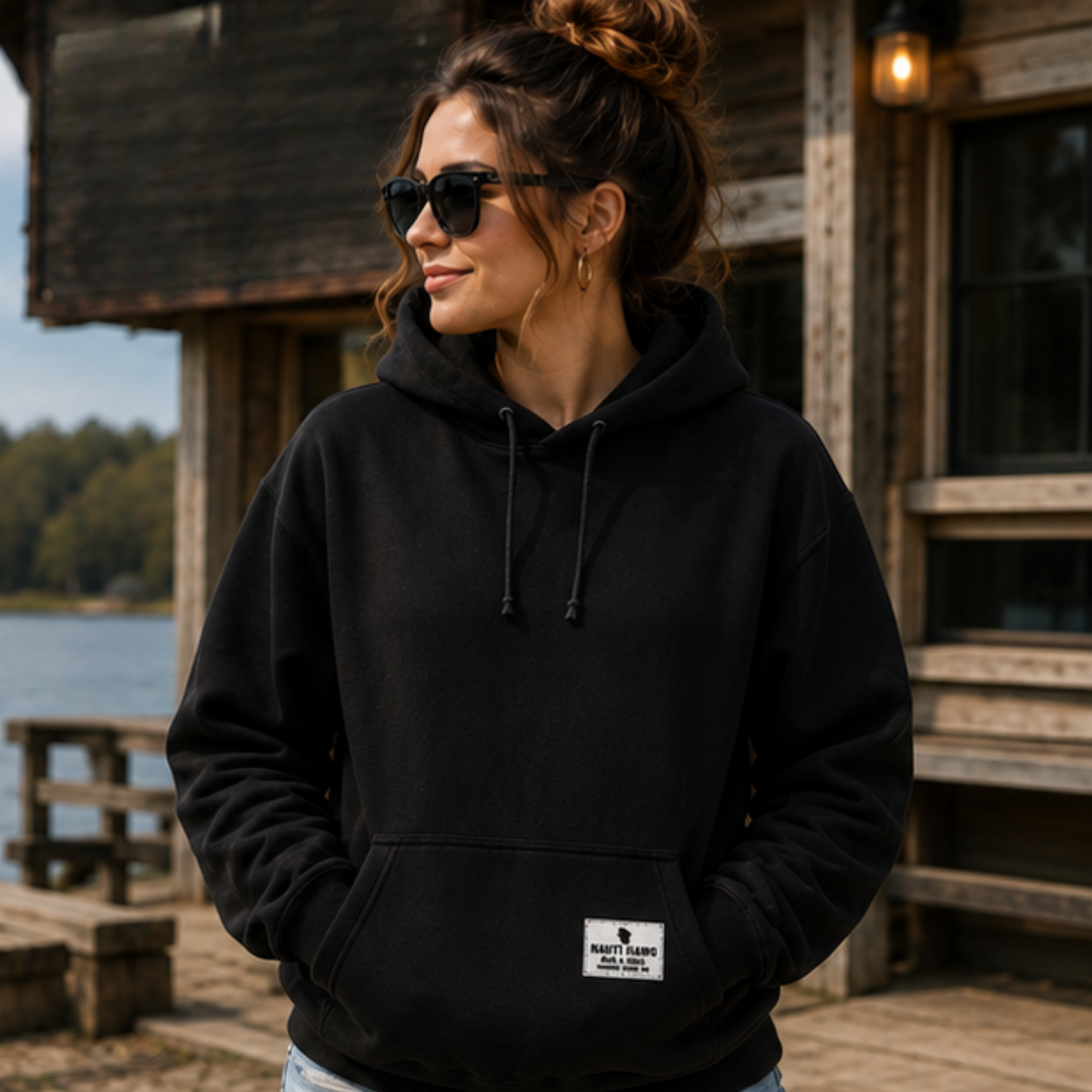 Respectfully Hoodie — Black
