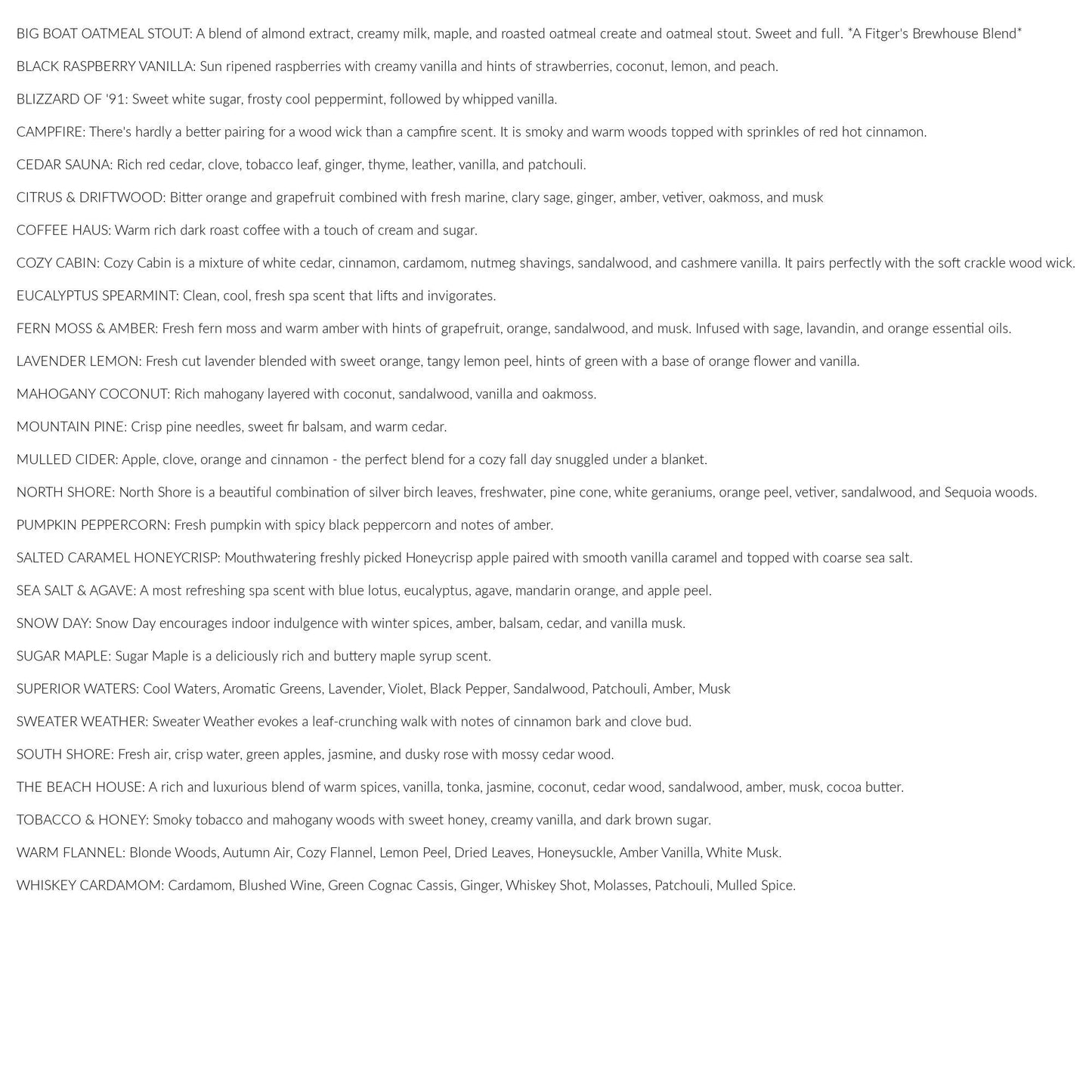 Mini Amber Wood Wick Soy Candle Gift Fall Candle