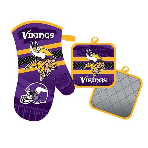 Minnesota Vikings Oven Mitt and Pot Holder