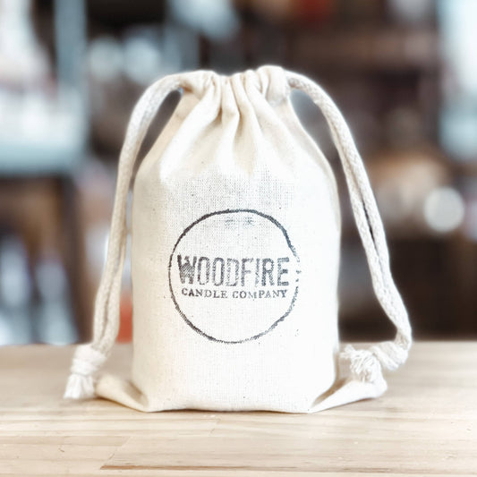 Hand Stamped Cotton Gift Bag