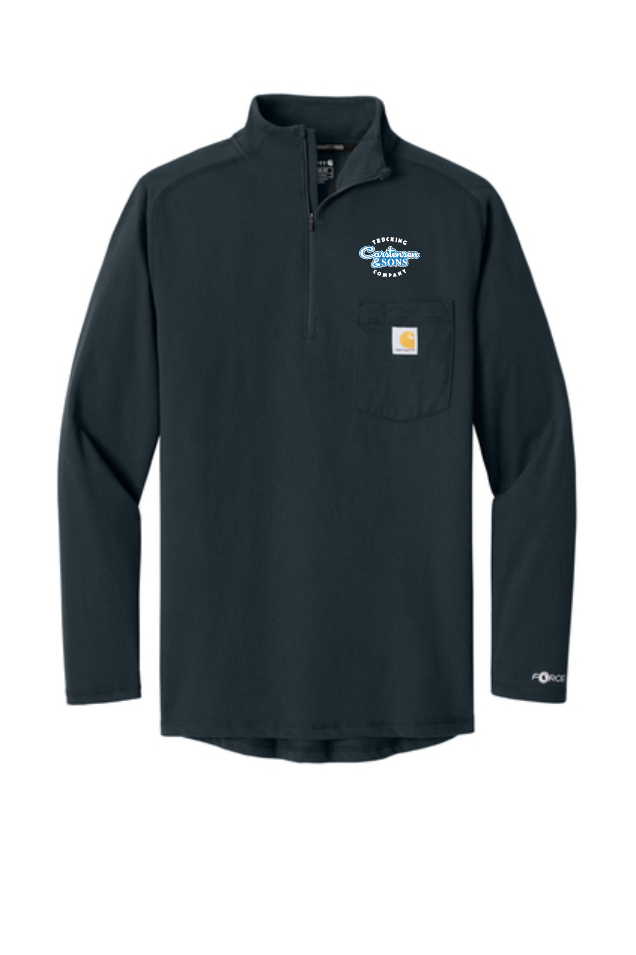 CT106660 Carhartt Force® 1/4-Zip Long Sleeve T-Shirt