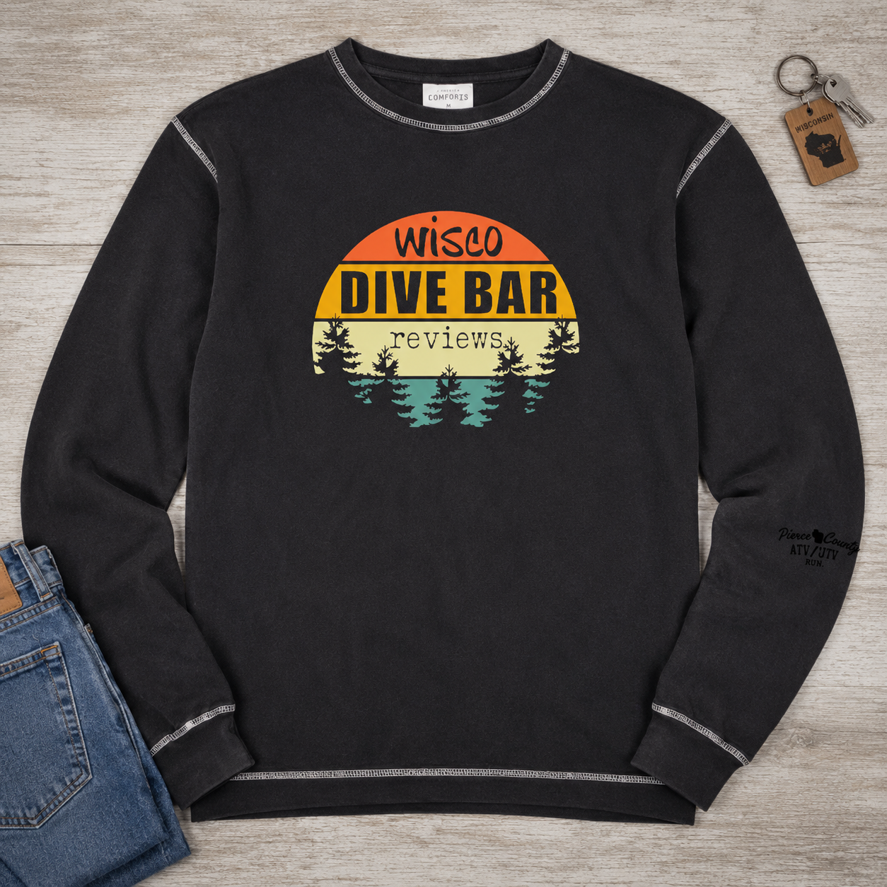 Retro Sunset - Black Thermal