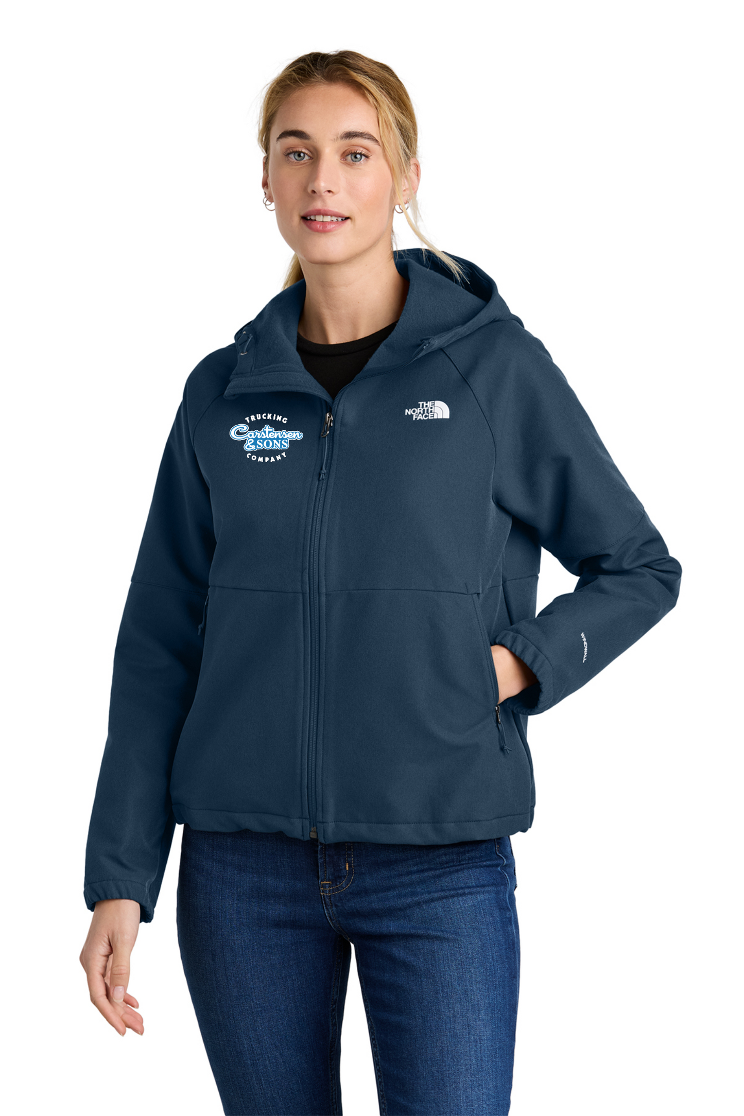 NF0A8BUE The North Face® Women's Barr Lake Hooded Soft Shell Jacket