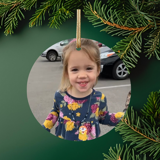 Custom Photo Ornament