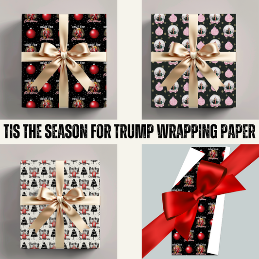 President TRUMP Christmas Wrapping paper