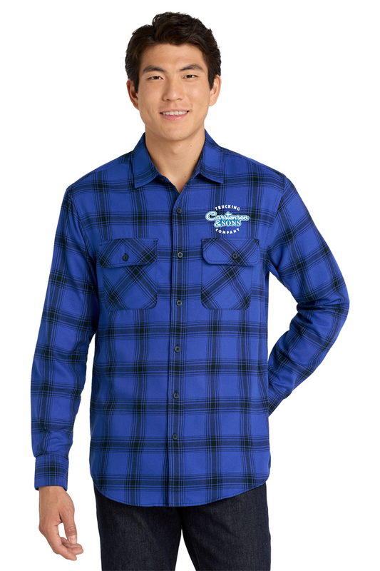 W668 Port Authority® Plaid Flannel Shirt