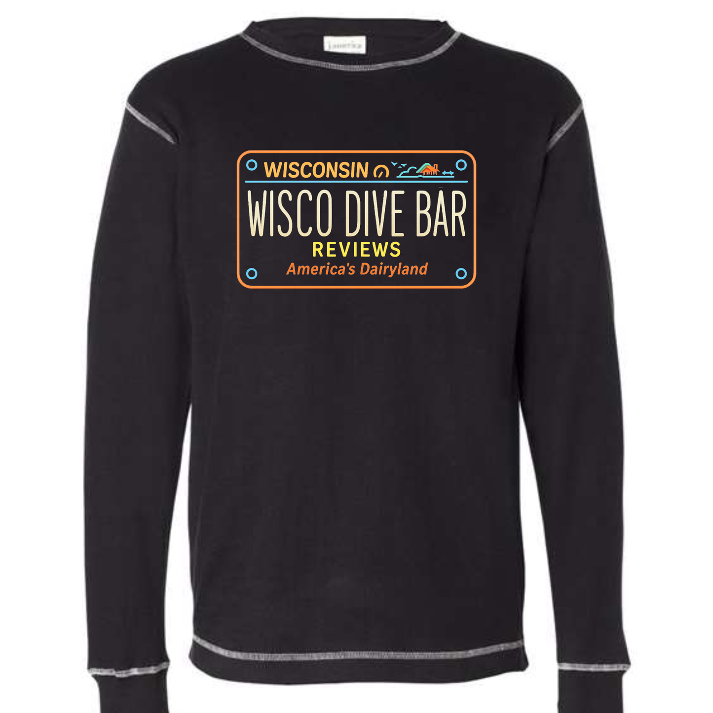 Neon License Plate Thermal