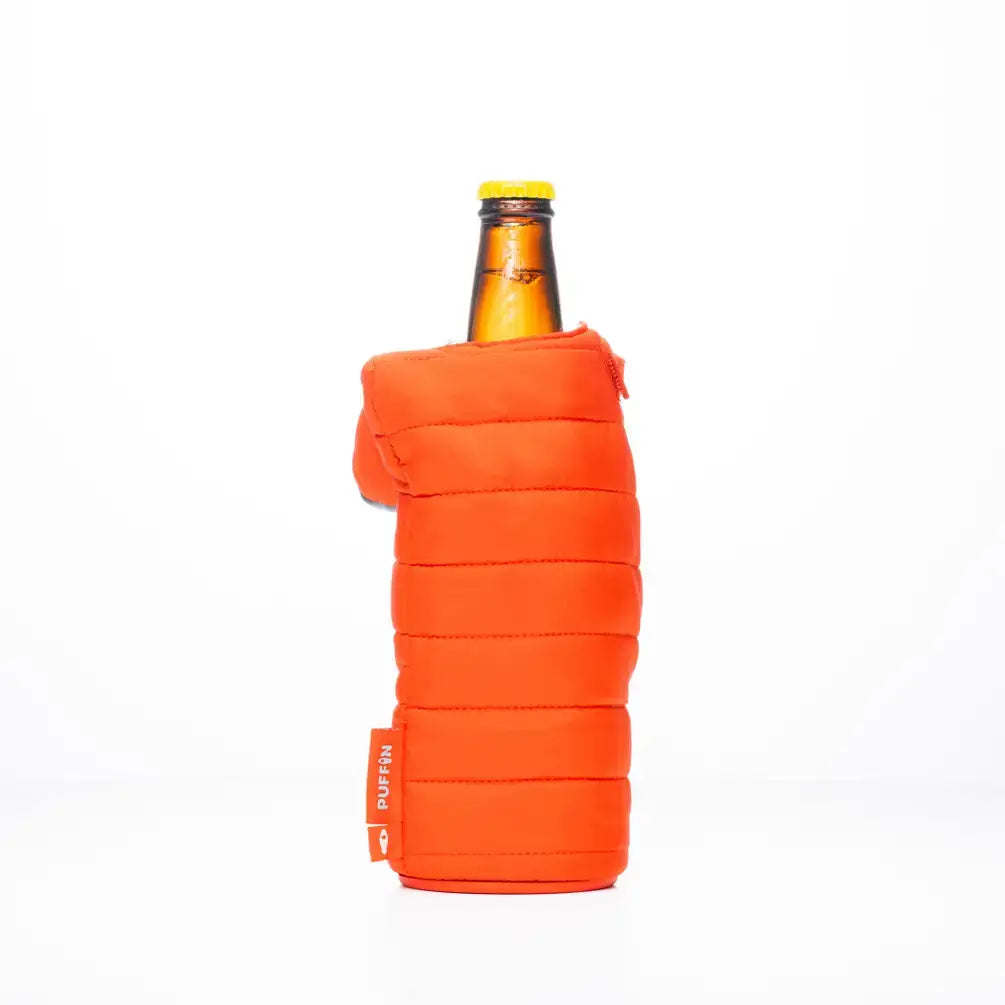 Beer Bottle Sleeve - The OG - Puffin Red & Crater Blue